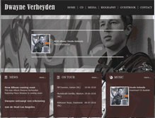 Tablet Screenshot of dwayne-verheyden.nl